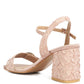 Chaplet Block Heel Pin Buckle Sandals