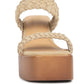 Misaki Braided Detail Chunky Sandals