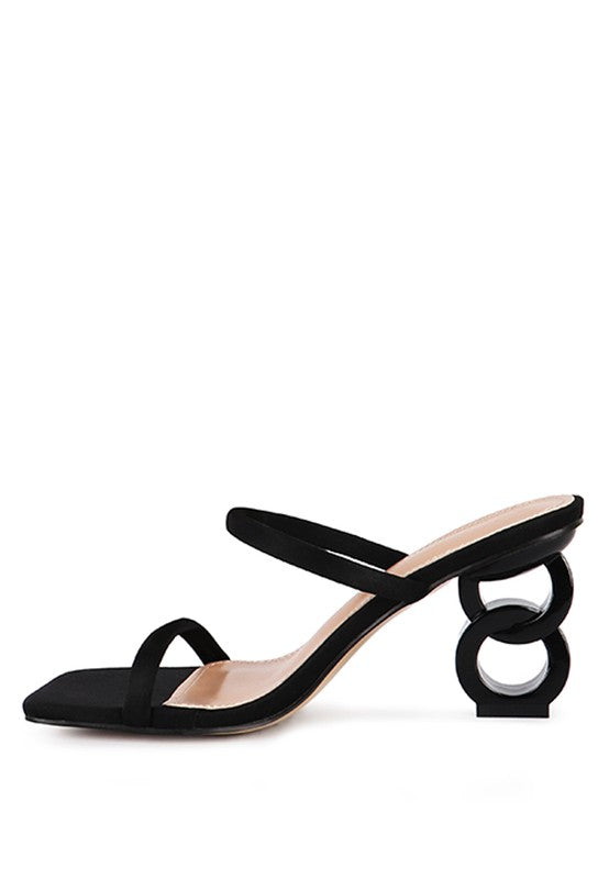 DOWNTOWN EXPERIMENT HEEL SLIDE SANDALS - Arundel Fashion