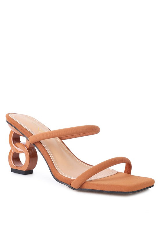 DOWNTOWN EXPERIMENT HEEL SLIDE SANDALS - Arundel Fashion