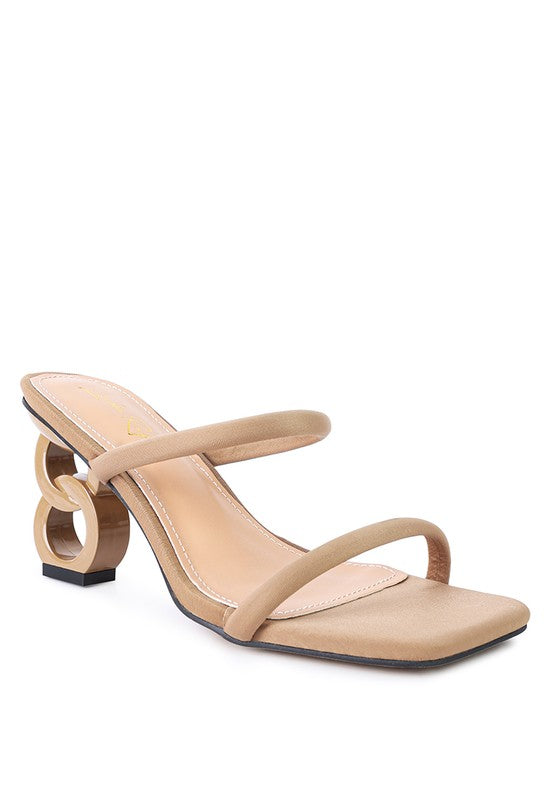 DOWNTOWN EXPERIMENT HEEL SLIDE SANDALS - Arundel Fashion