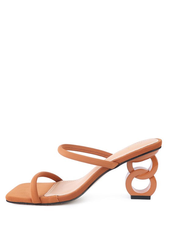 DOWNTOWN EXPERIMENT HEEL SLIDE SANDALS - Arundel Fashion