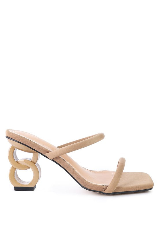 DOWNTOWN EXPERIMENT HEEL SLIDE SANDALS - Arundel Fashion