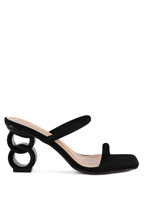 DOWNTOWN EXPERIMENT HEEL SLIDE SANDALS - Arundel Fashion