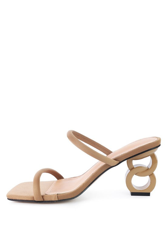 DOWNTOWN EXPERIMENT HEEL SLIDE SANDALS - Arundel Fashion