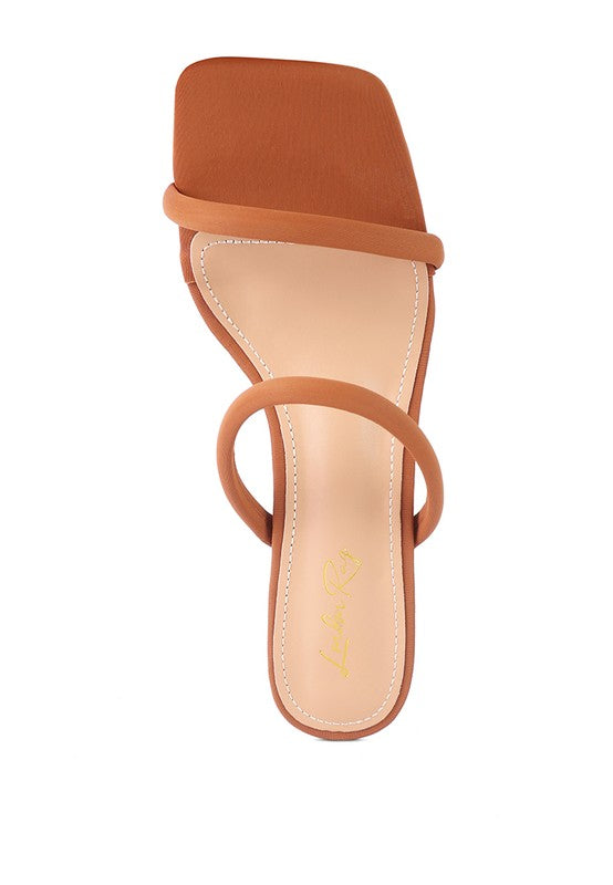 DOWNTOWN EXPERIMENT HEEL SLIDE SANDALS - Arundel Fashion