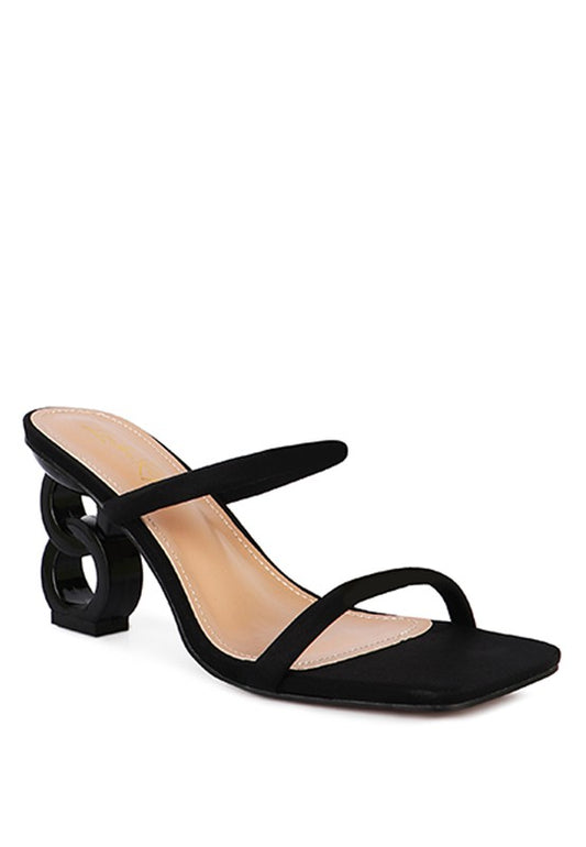 DOWNTOWN EXPERIMENT HEEL SLIDE SANDALS - Arundel Fashion