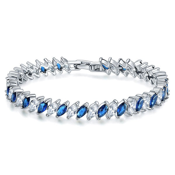 Tennis Bracelet for Women with Marquise Cut - Arundel Fashion