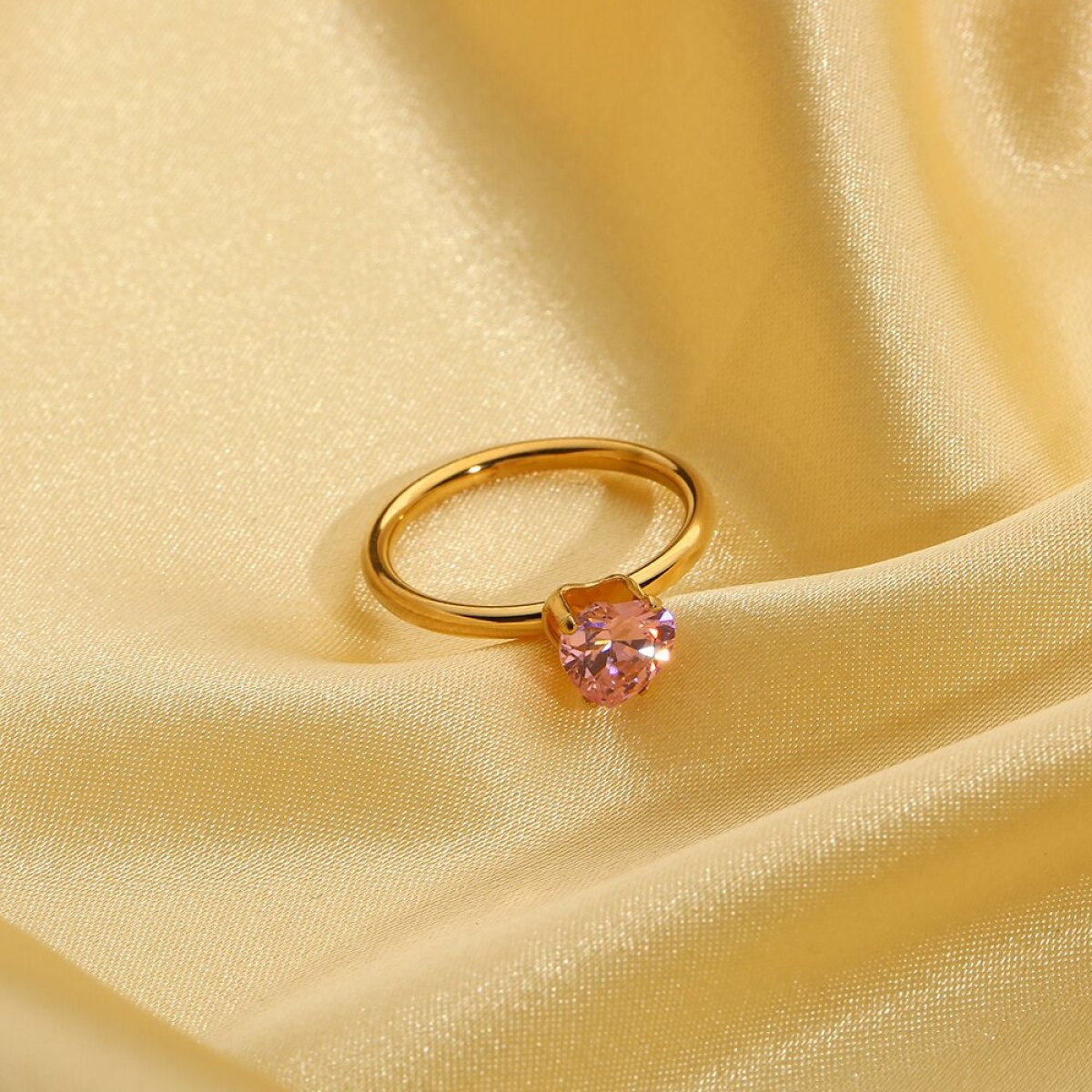 Heart Gold Ring