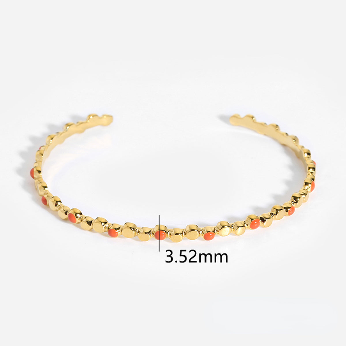 Colorful Zirconia Cuff Bracelet