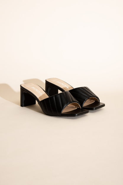 Nina Slide Mule Heels