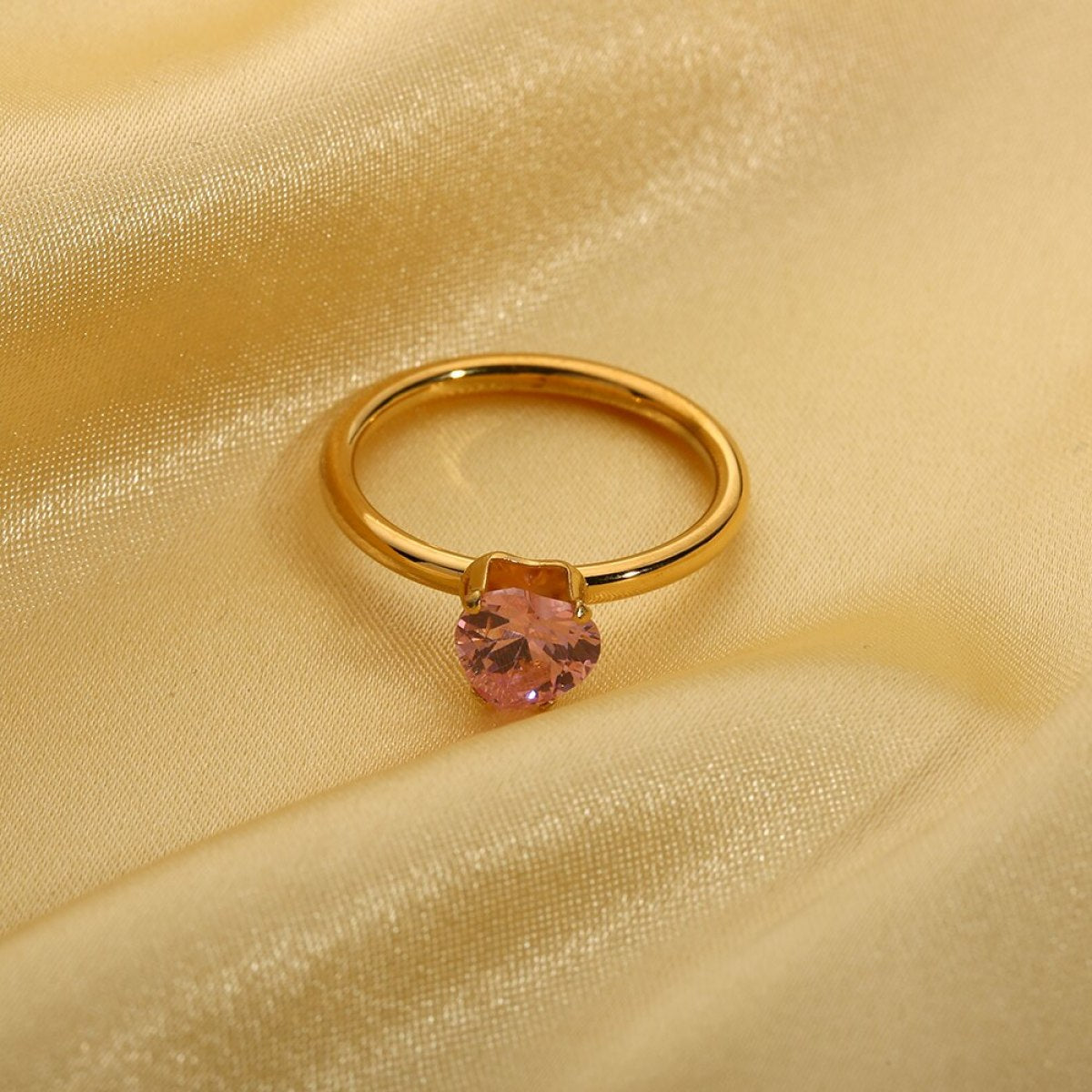 Heart Gold Ring