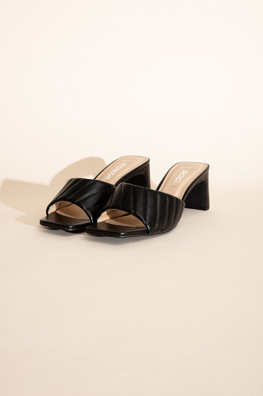 Nina Slide Mule Heels