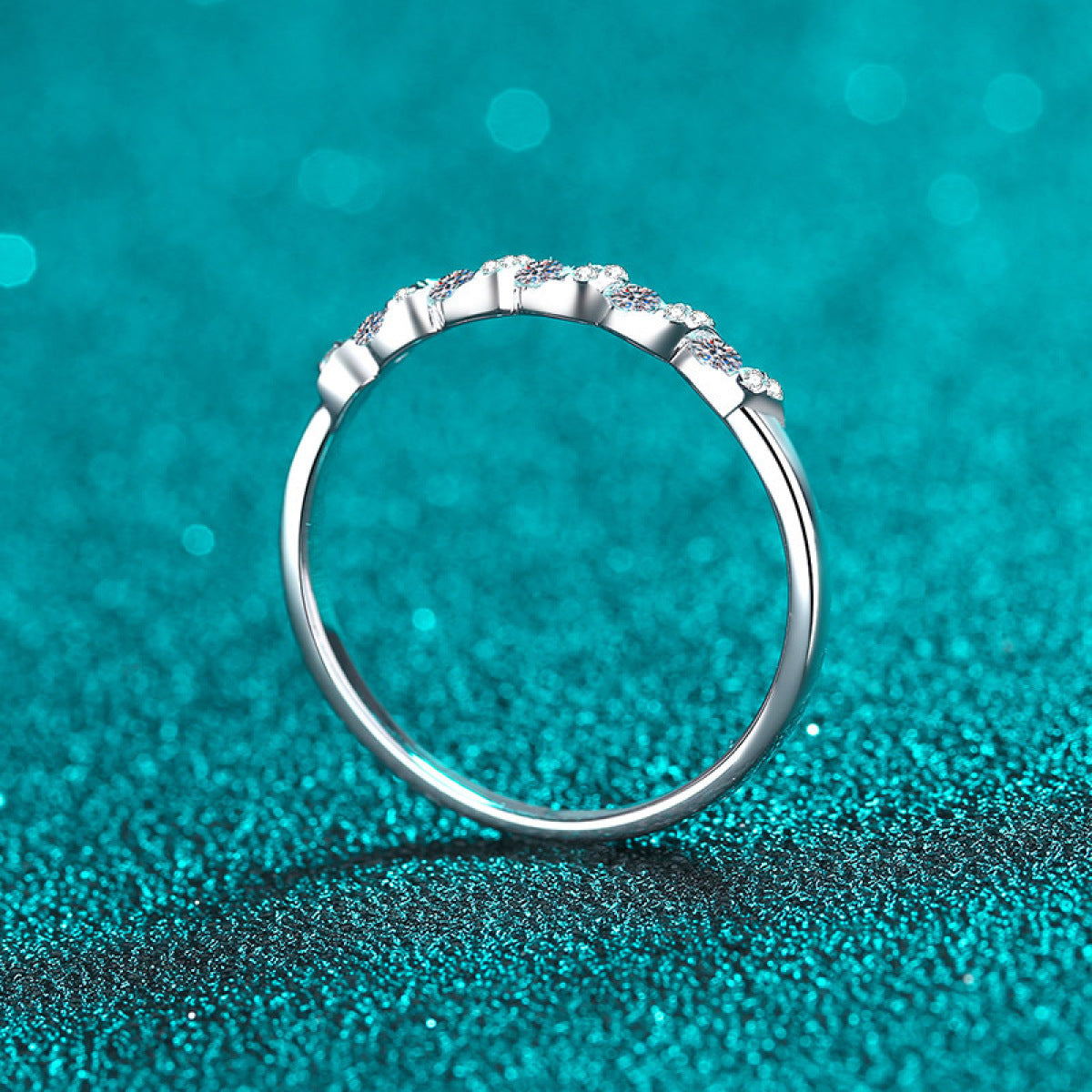 Sterling Silver Wave-Shaped Ring